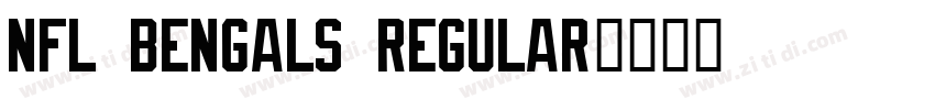NFL Bengals Regular字体转换